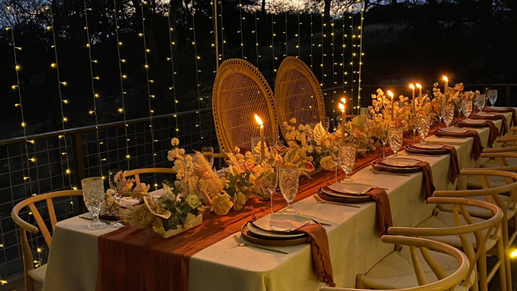 romantic-centerpiece-lighting-boho