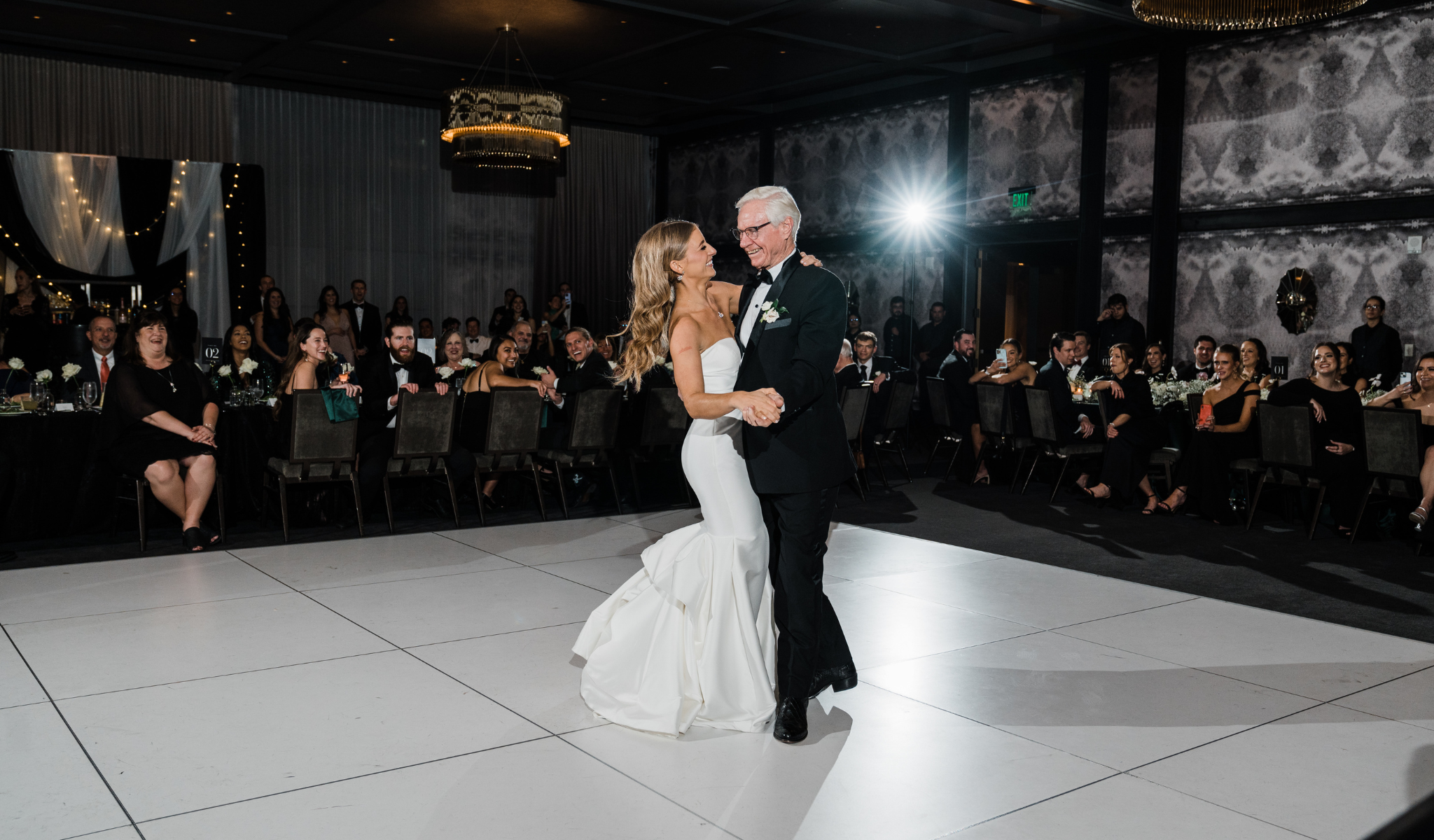 daddy-daughter-dance-with-bride-with-drop-lights-and-crowd-in-awe