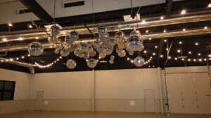 disco-balls-bunched-together-with-romantic-lighting